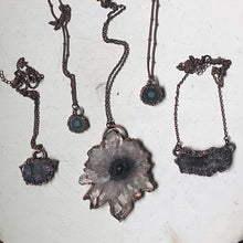 Load image into Gallery viewer, Amethyst Stalactite Slice Necklaces - Snow Moon Collection