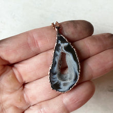 Load image into Gallery viewer, Geode Slice Portal Necklace #2