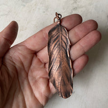 Load image into Gallery viewer, Electroformed Yellow Macaw Feather Necklace #4 - Ready to Ship
