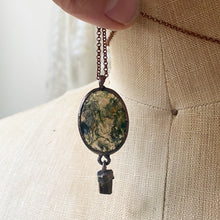 Load image into Gallery viewer, Moss Agate & Dravite Necklace #2