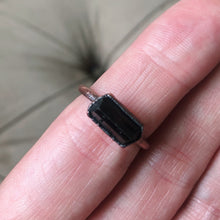 Load image into Gallery viewer, Dravite (Brown Tourmaline) Stacking Ring # 4 (Size 6.75)