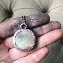 Load image into Gallery viewer, Polychrome Jasper Moon Necklace #3