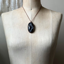 Load image into Gallery viewer, Black Onyx Druzy Necklace - Ready to Ship