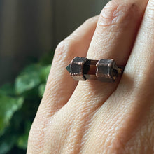 Load image into Gallery viewer, Double Terminated Smoky Quartz Ring (Size 6) - Ready to Ship