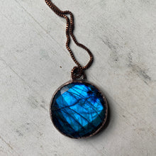 Load image into Gallery viewer, Labradorite Blue Moon Necklace #2