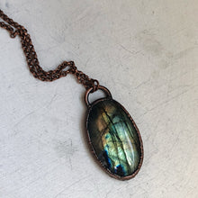 Load image into Gallery viewer, Labradorite Oval Necklace #2 - Ready to Ship (5/17 Update)