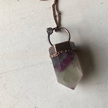 Load image into Gallery viewer, North Star Fluorite Point Necklace #1- Ready to Ship