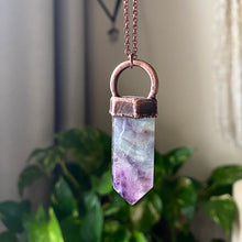 Load image into Gallery viewer, Fluorite Polished Point Necklace #3 - Ready to Ship