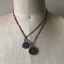 Load image into Gallery viewer, Amethyst Stalactite Slice Necklaces - Snow Moon Collection