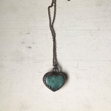 Load image into Gallery viewer, Amazonite Heart Necklace #2