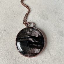 Load image into Gallery viewer, Hypersthene Black Moon Lilith Necklace #4 - Ready to Ship