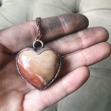 Load image into Gallery viewer, Polychrome Jasper Heart Necklace #14