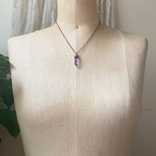 Load image into Gallery viewer, Amethyst Mini Polished Point Necklace #3
