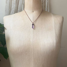 Load image into Gallery viewer, Amethyst Mini Polished Point Necklace #3