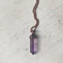 Load image into Gallery viewer, Amethyst Mini Polished Point Necklace #3