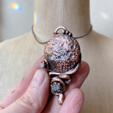 Load image into Gallery viewer, Black Moon Lilith Sculpted Necklace - Ready to Ship