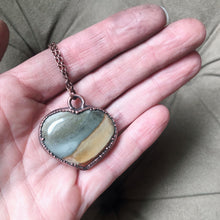 Load image into Gallery viewer, Polychrome Jasper Heart Necklace #2