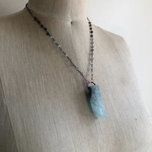 Load image into Gallery viewer, Raw Aquamarine Necklace #1 - Ready to Ship