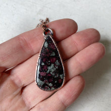 Load image into Gallery viewer, Eudialyte Teardrop Necklace #2 - Ready to Ship