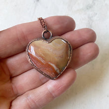 Load image into Gallery viewer, Polychrome Jasper Heart Necklace #1