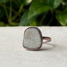 Load image into Gallery viewer, Druzy Portal of the Heart Ring #2 (Size 5.75) - Ready to Ship