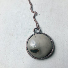 Load image into Gallery viewer, Polychrome Jasper Moon Necklace #10