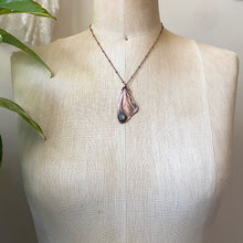 Load image into Gallery viewer, Electroformed Butterfly Wing & Labradorite Necklace #2 - Ready to Ship
