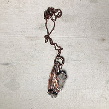 Load image into Gallery viewer, Electroformed Butterfly Wing with Angel Aura Necklace - Ready to Ship