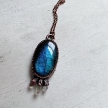 Load image into Gallery viewer, Labradorite Full Moon in Leo Necklace #4 - Ready to Ship