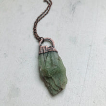 Load image into Gallery viewer, Raw Green Kyanite Necklace #3 - Ready to Ship
