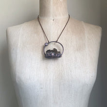 Load image into Gallery viewer, Smoky Quartz Cluster & Rainbow Moonstone Necklace #5 - Ready to Ship