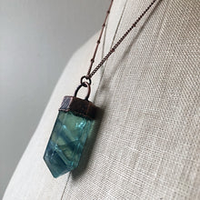 Load image into Gallery viewer, Fluorite Polished Point Necklace #1 - Ready to Ship