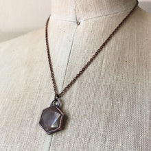 Load image into Gallery viewer, Sunstone Hexagon Necklace #2 - Ready to Ship