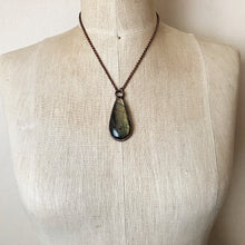 Load image into Gallery viewer, Labradorite Teardrop Necklace #1 - Ready to Ship (4/25 Update)