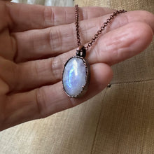 Load image into Gallery viewer, Rainbow Moonstone Necklace #3 - Ready to Ship