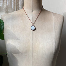 Load image into Gallery viewer, White Moonstone Hexagon Necklace #2 - Ready to Ship