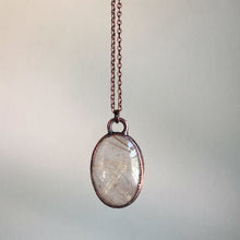 Load image into Gallery viewer, Rutile Quartz Oval Necklace #1 - Ready to Ship
