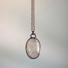 Load image into Gallery viewer, Rutile Quartz Oval Necklace #1 - Ready to Ship