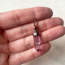Load image into Gallery viewer, Amethyst Mini Polished Point Necklace #2 - Ready to Ship