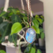 Load image into Gallery viewer, Rainbow Moonstone Necklace #3 - Ready to Ship