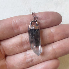 Load image into Gallery viewer, Raw Tibetan Black Quartz Necklace #2