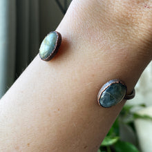 Load image into Gallery viewer, Labradorite Cuff Bracelet #2 - Ready to Ship