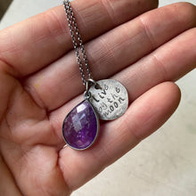 Load image into Gallery viewer, Live By the Moon Necklace with Amethyst (Small)- Ready to Ship