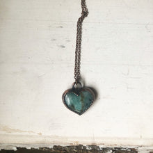 Load image into Gallery viewer, Amazonite Heart Necklace #3