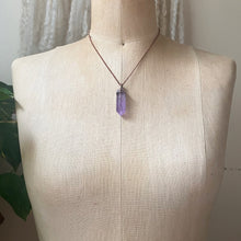 Load image into Gallery viewer, Amethyst Polished Point Necklace #1