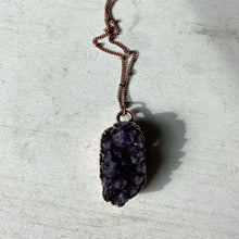 Load image into Gallery viewer, Amethyst Druzy "Shine" Necklace #10 - Ready to Ship