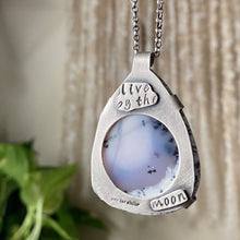 Load image into Gallery viewer, Dendritic Opal Necklace #2 - Sterling Silver