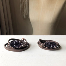 Load image into Gallery viewer, Amethyst Druzy Wrap Bracelet/Choker