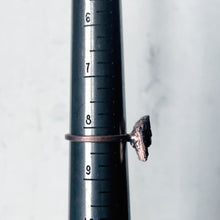 Load image into Gallery viewer, Black Tourmaline Stacking Ring #3 (Size 8.25)