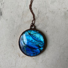 Load image into Gallery viewer, Labradorite Blue Moon Necklace #4